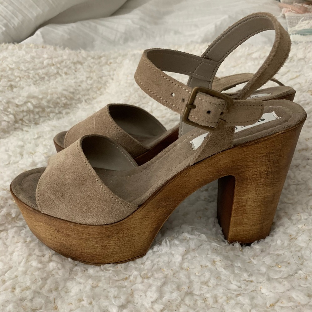 Steve Madden Chunky Wooden Heels